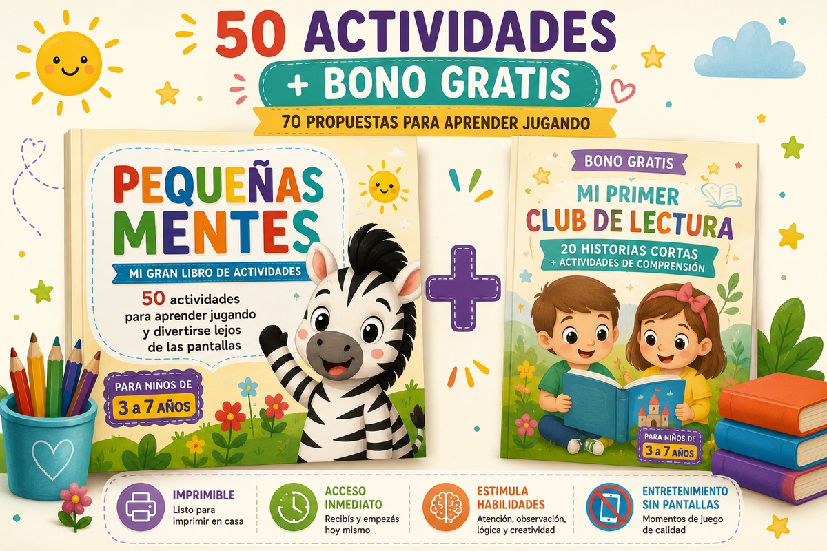 MEGA PACK EDUCATIVO IMPRIMIBLE - APRENDER JUGANDO